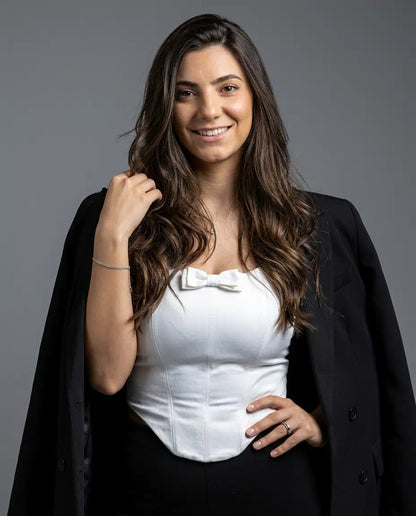 Essential White Top layered look