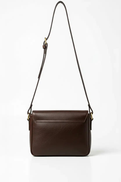Leather Crossbody Bag back product shot