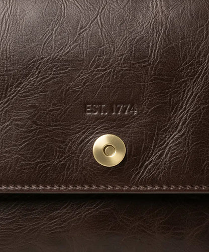 Leather Crossbody Bag leather detail