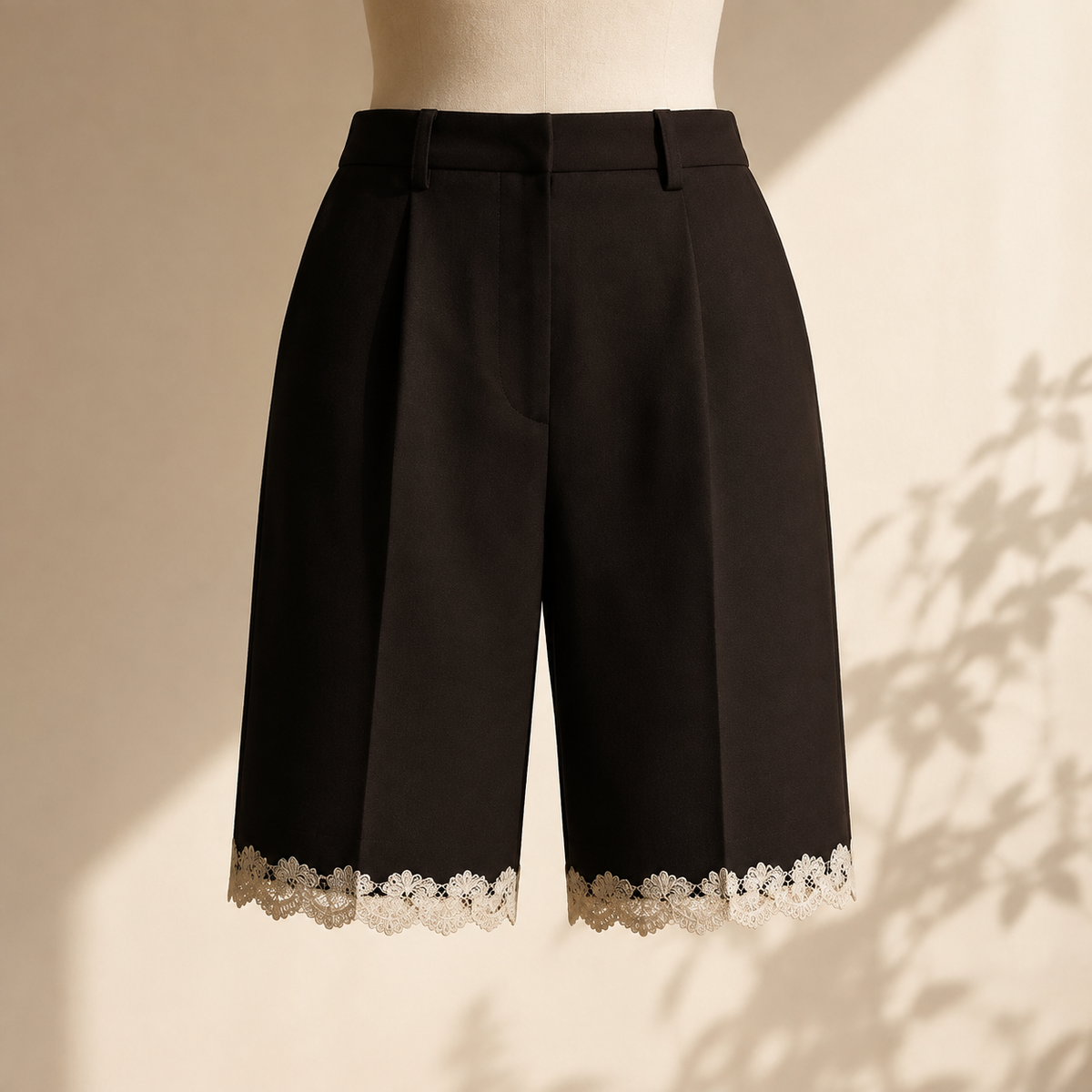 Lace-Trim Bermuda Short — temporary concept image