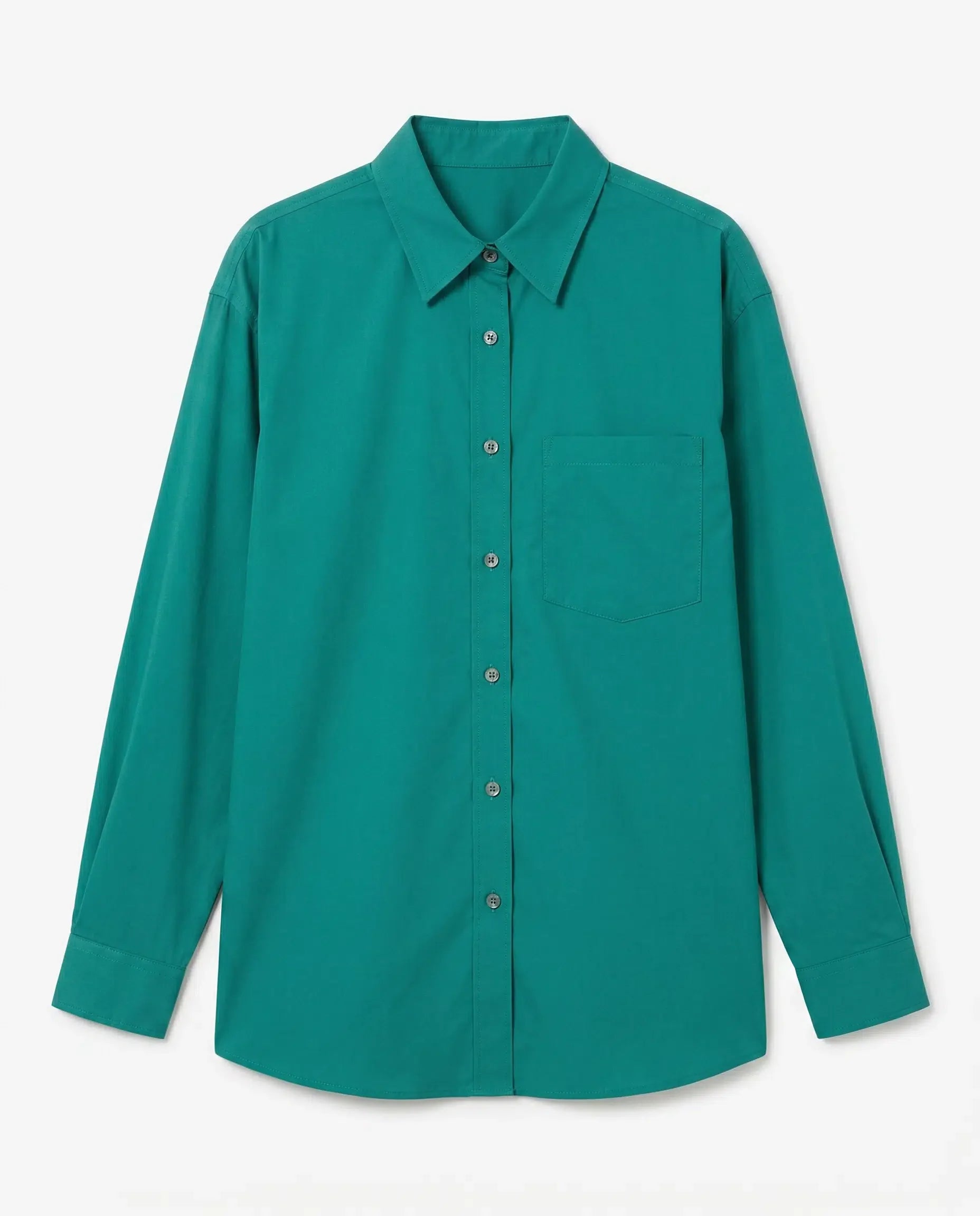 Poplin Shirt green product shot