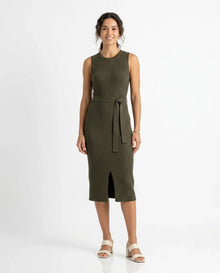 Rib Knit Midi Dress