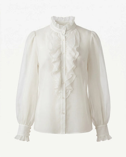 Sheer Ruffle Blouse product shot