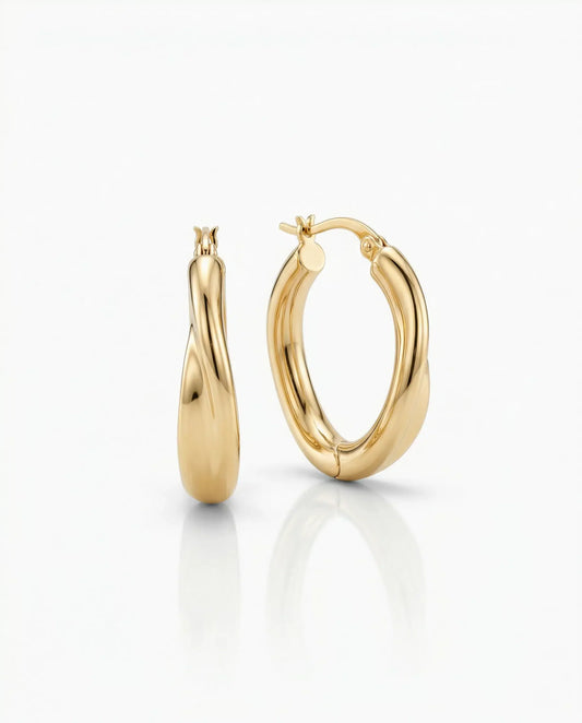 Sculptural Hoop Earrings product shot