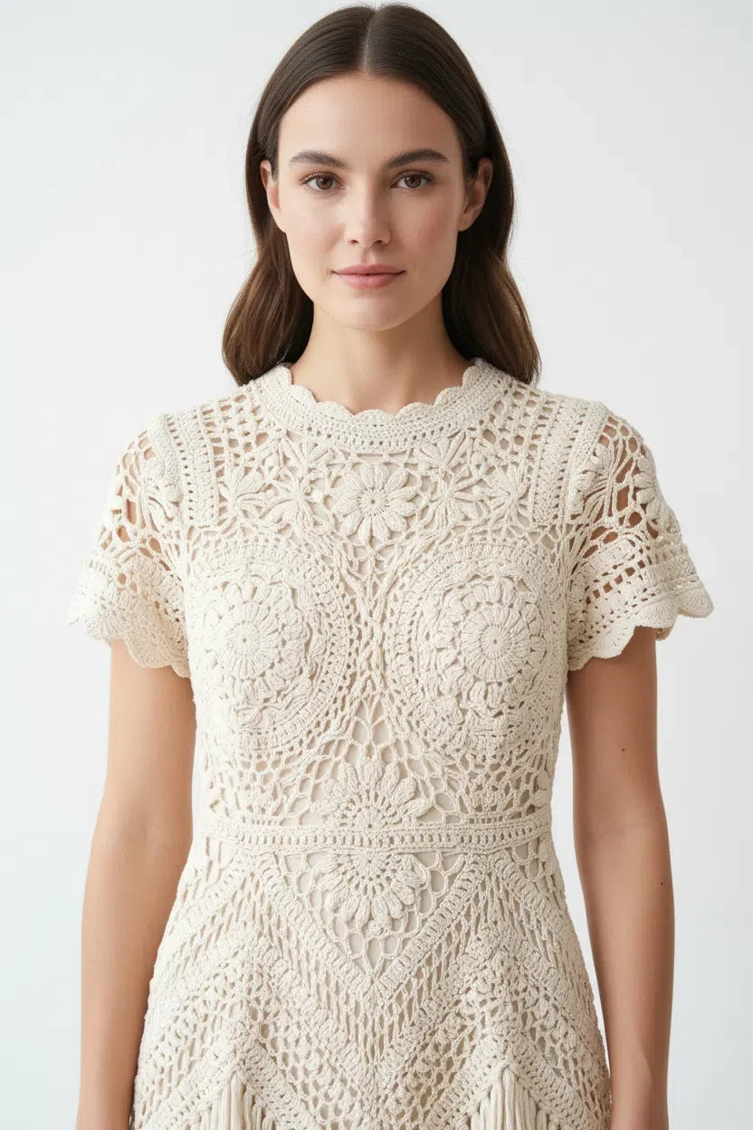 Sheer Polka Dot Blouse mannequin view