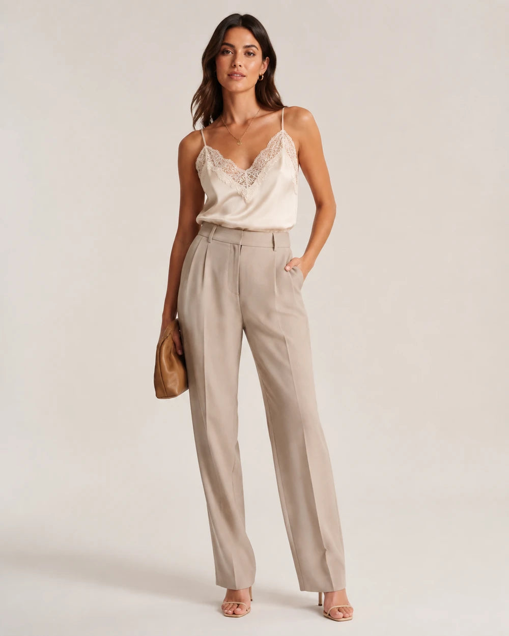 Lace-Trim Camisole